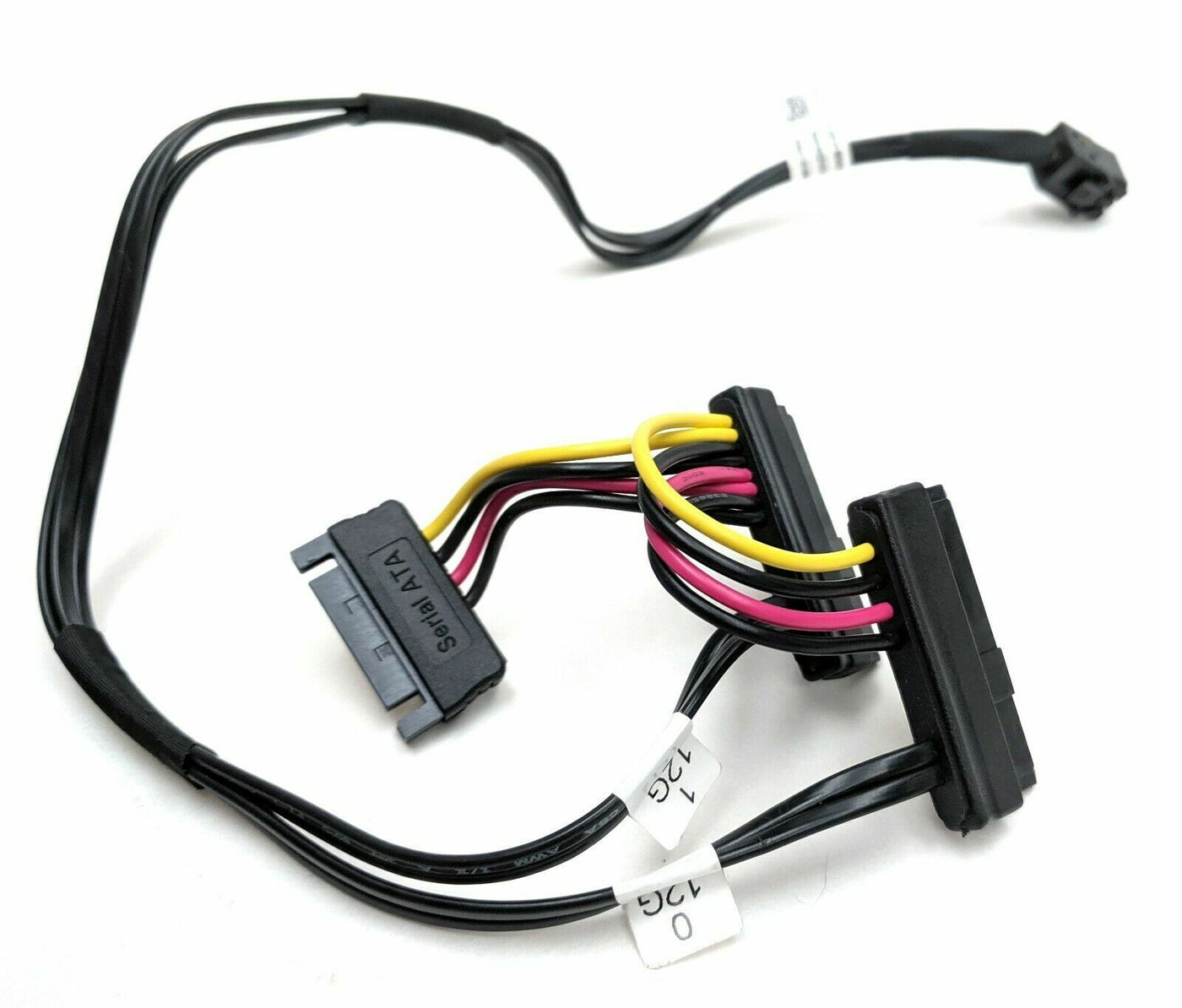 Dell 7W5N8 Internal HD-MiniSAS to 2x SAS Drives SFF-8643 to SFF-8482 &Power 18in