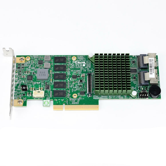 Supermicro AOC-S2208L-H8iR 1GB 8-Port SAS2 6Gbps PCI-e 3.0 RAID Controller SFF