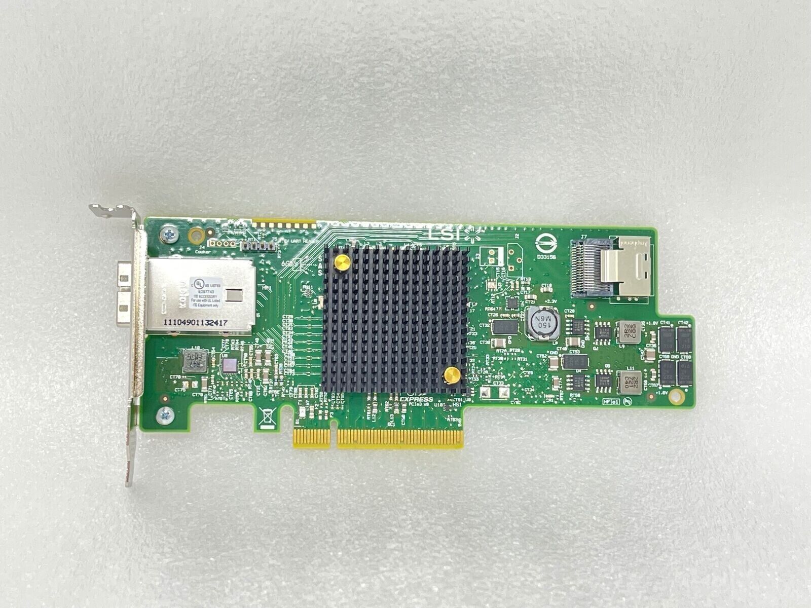 Genuine LSI 9207-8e SAS HBA 6Gbps PCI-E 3.0 P20 IT Mode For ZFS FreeNAS - Foto 5