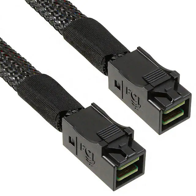 Amphenol 10122527-2060LF Mini-SAS HD 12Gb/s Backplane Cable. 0.6-Meter
