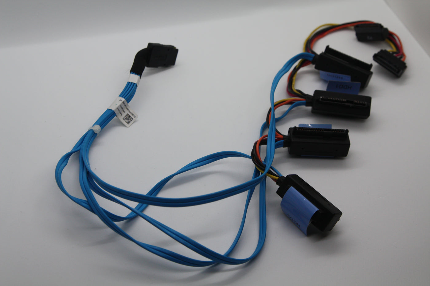 Dell 42N7H Internal SAS Cable For PowerEdge T110 SFF-8087 24-inch (controller end) to four SFF-8482 (drive end), SATA Power.