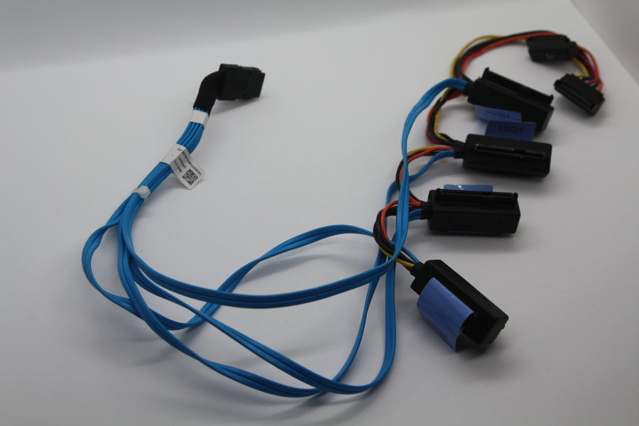 Dell 42N7H Internal SAS Cable For PowerEdge T110 SFF-8087 24-inch (controller end) to four SFF-8482 (drive end), SATA Power.
