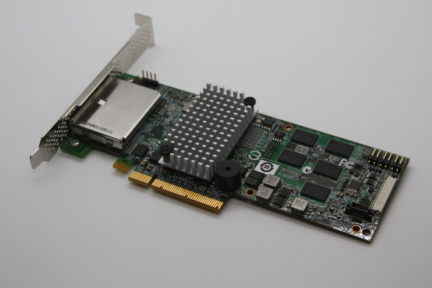 LSI Logic L3-25152-56a 9280-8e Megaraid 6gb 8-port Pci-e Low Profile SAS Raid Controller With 512mb Cache And Battery