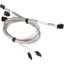 Supermicro CBL-SAST-0556 Internal mini-SAS HD to 4x SATA Host - MiniSAS HD (SFF-8643) Connectors (Other Side)Target - 4 SATA
