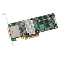 LSI00205 LSI MegaRAID SAS 9280-8e SGL Low-profile MD2 8-Port Ext. 6Gb/s PCIe SATA and SAS RAID Card