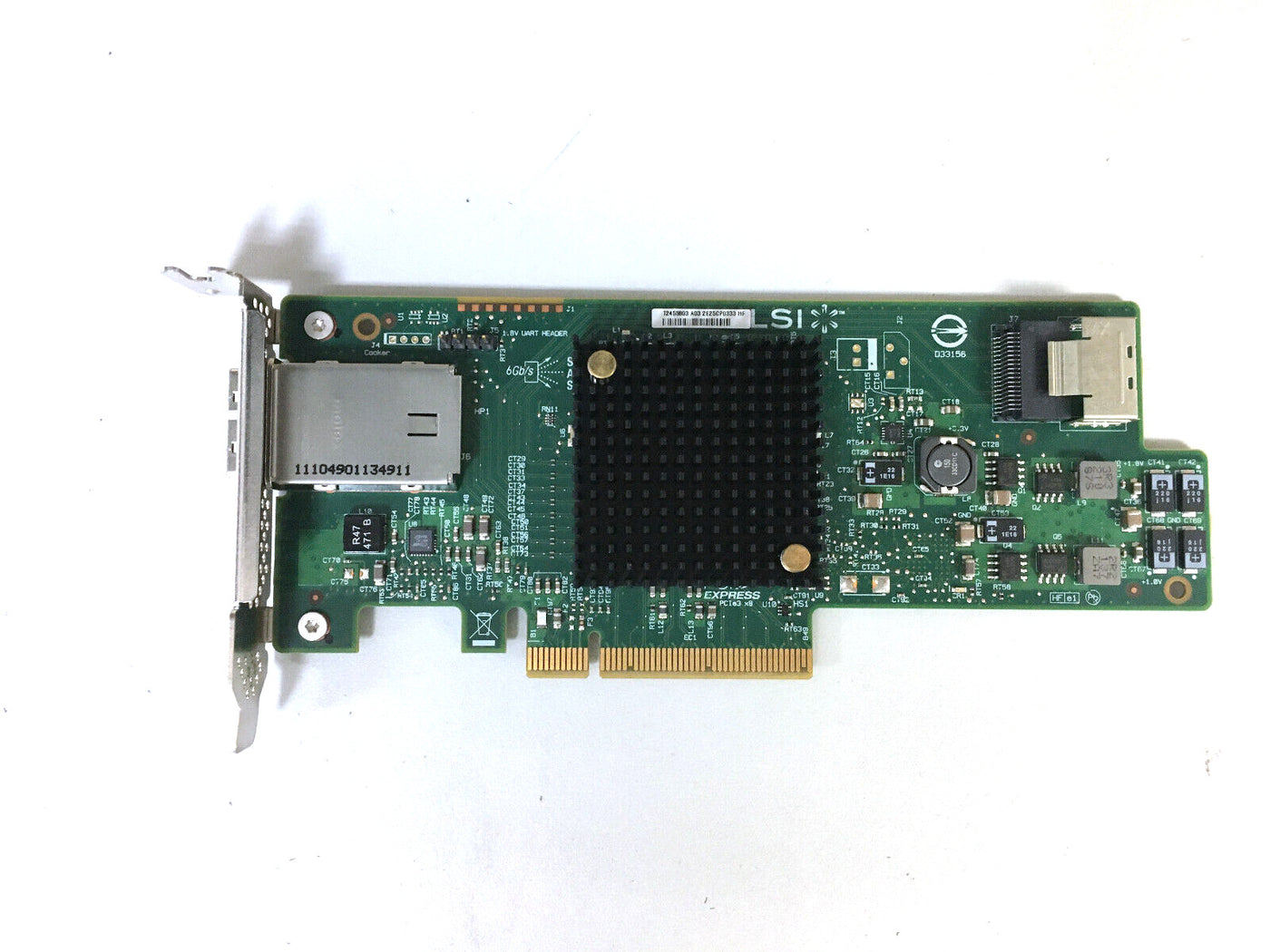 LSI00303 LSI SAS 9207-4i4e, 4 ports INT., 4 ports EXT., low-profile 6Gb/s SATA+SAS, PCIe 3.0 HBA