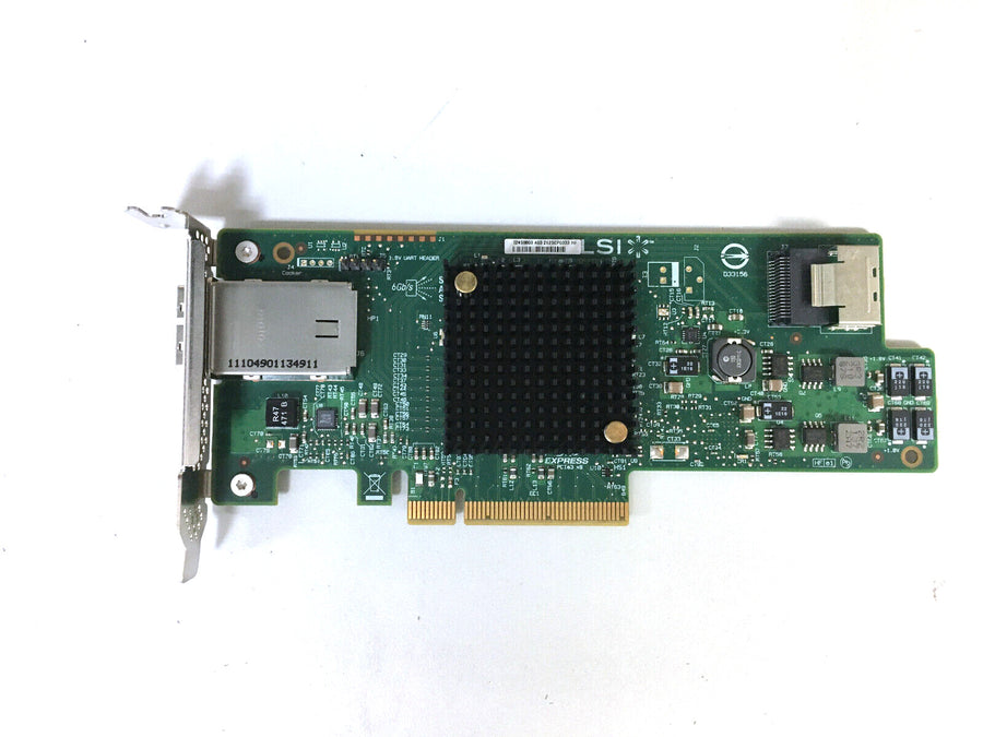 LSI00303 LSI SAS 9207-4i4e, 4 ports INT., 4 ports EXT., low-profile 6Gb/s SATA+SAS, PCIe 3.0 HBA