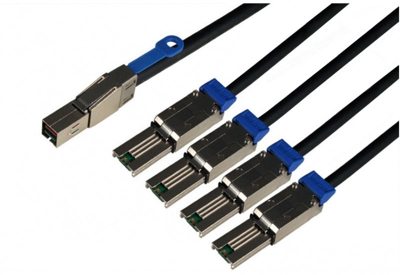 TMC C5556X4 SFF-8644 to (4) SFF-8088 External HD MiniSAS to External MiniSAS X 4 Fanout Cable