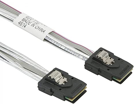 Supermicro CBL-0281L SAS Backplane Cable SFF-8087 to SFF-8087 0.75cm