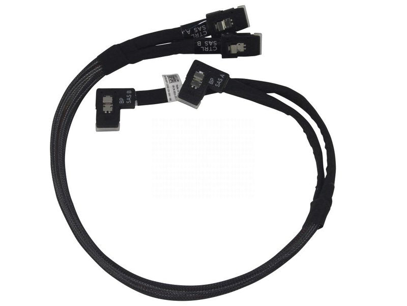 Dell 0DJXF7 Perc Controller SAS A & B to Backplane A & B Internal MiniSAS cable.