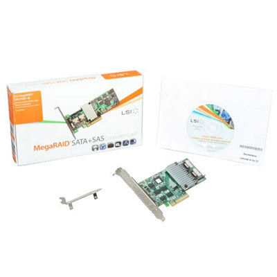 LSI00212 LSI MegaRAID SAS 9261-8i EM2 SGL 8-Port PCIe 6Gb/s SATA SAS RAID controller