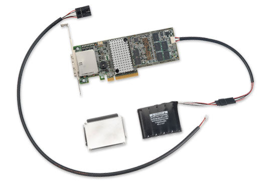 LSI00333 LSI Megaraid 9286CV-8e 8-Port Ext. PCIe 3.0 6Gb/s SATA+SAS RAID with CacheVault Flash NAND
