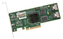 LSI00151 LSI SAS 3081E-R Kit 3Gb/s SAS, 8-Port Controller  RAID 0, 1, 1E, 10E. Retail Kit with cable