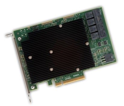 Agavo LSI00447 / LSI SAS 9300-16i SGL - 12Gb/s SAS 16 Int. Ports SFF-8643 PCIe 3.0, w/SW No CBL RoHS
