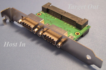 TMC SM-080 SAS Adapter. The Ext. 4X connectors accept signals from the HOST and output to the TARGET