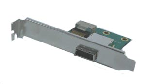 TMC SM-086 EXT MiniSAS SFF-8088 to SFF-8087 INT MiniSAS Adapter. Bi-Directional. PC Bracket