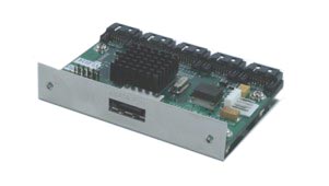 TMC SM-090 SAS Expander. Expands an eSATA HOST to 5 SATA devices.