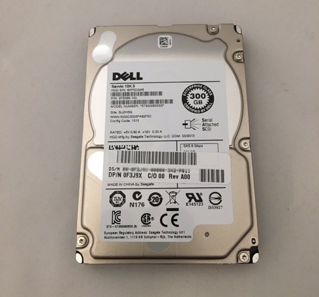 Dell Seagate ST9300605SS Savvio 10K.5 SAS 6 Gbps 300GB 2.5-inch 10K SAS Hard Drive