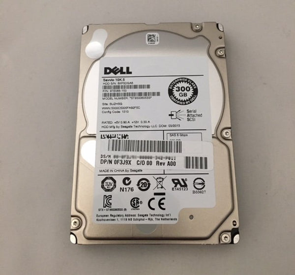 Dell Seagate ST9300605SS Savvio 10K.5 SAS 6 Gbps 300GB 2.5-inch 10K SAS  Hard Drive