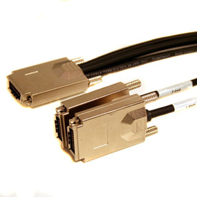 TMC C5252x2-1MT - 1x SFF-8470 SAS to (two) SFF-8470 Ext. SAS X4 connectors Ext. fanout cable.