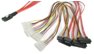 TMC I3629-xMC Internal MiniSAS SFF-8087 to (4) SFF-8482 29pin SAS Drive cable. Uses 4-pin Power